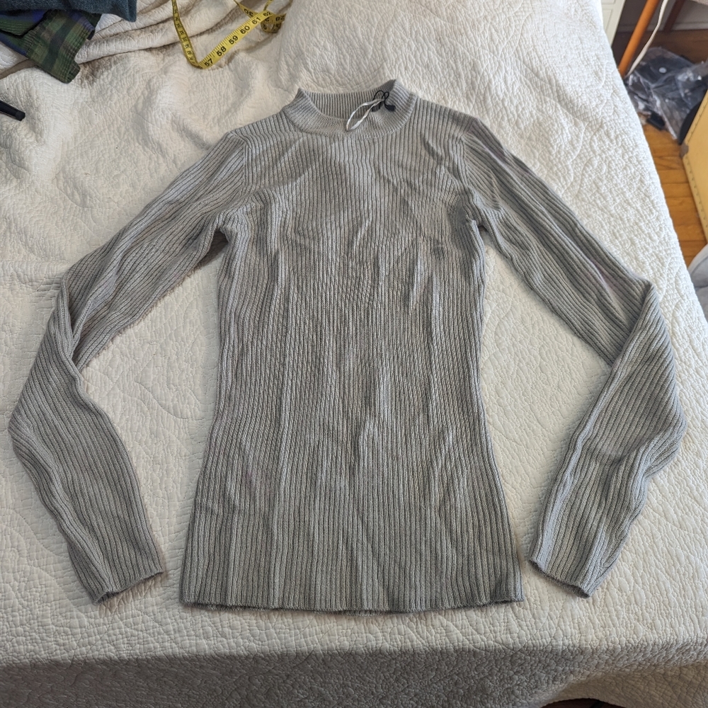 BooHoo Mockneck Grey Size L